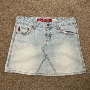 Mudd Jean Skirt